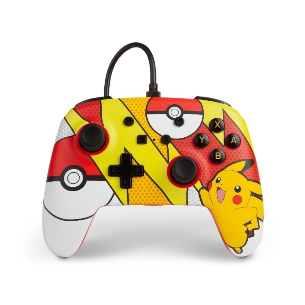 PowerA Enhanced Wired Controller for Nintendo Switch - Pokémon: Pikachu Pop A